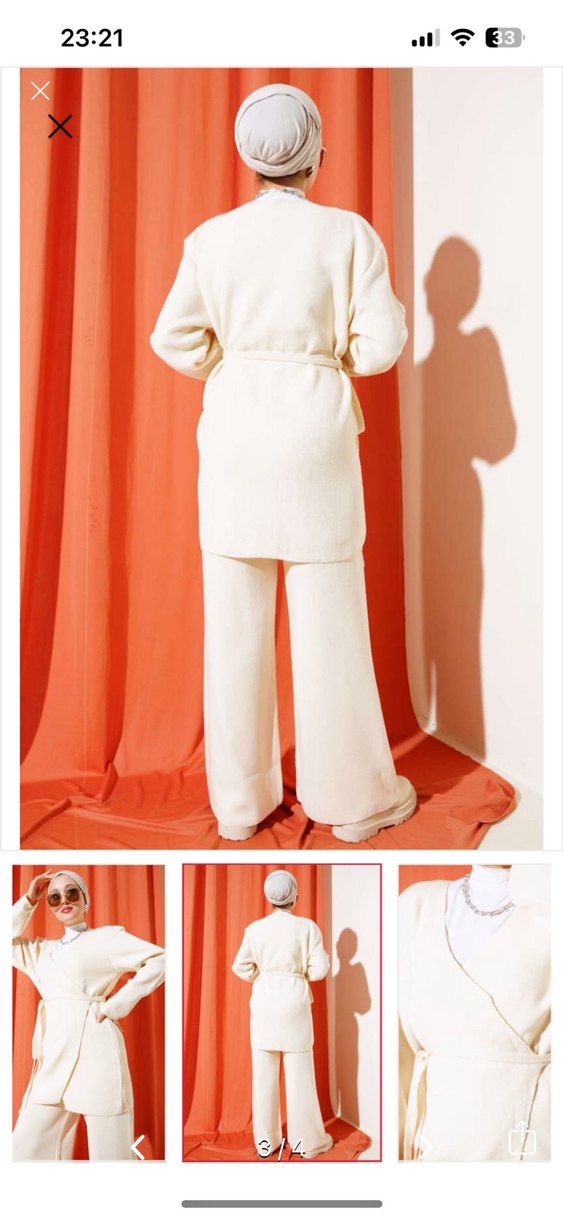 kalın ikili triko takım - Görsel 3