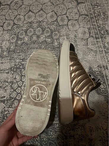 39 Beden altın Renk NİNE WEST SNEAKER