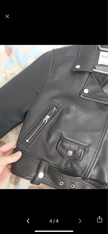 Bershka deri ceket