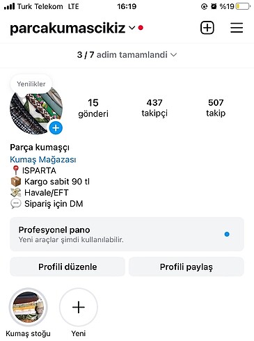 İnst hesabımda detaylar