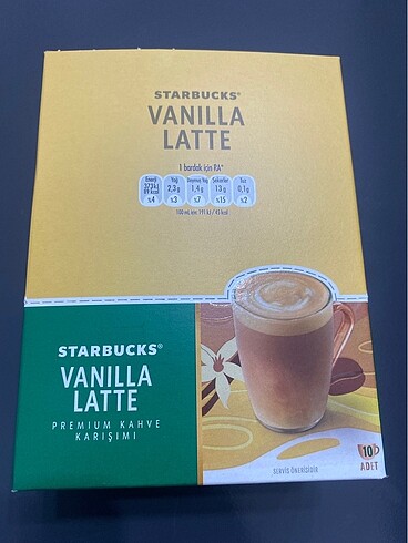 Starbucks Vanilla Latte