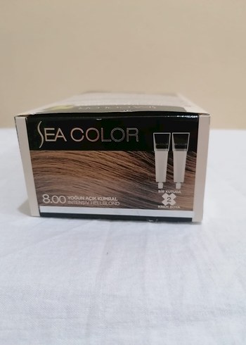Sea Color 8.00 Açık Kumral Krem Saç Boyası - Görsel 9