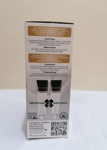 Sea Color 8.00 Açık Kumral Krem Saç Boyası - Görsel 7