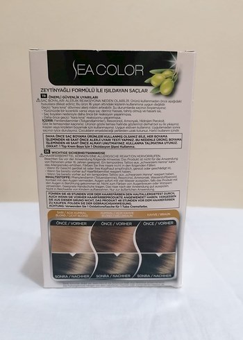 Sea Color 8.00 Saç Boyası - Krem Formül - Görsel 2