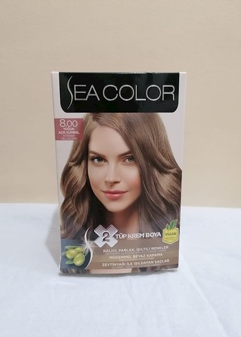 Sea Color Saç Boyası 8.00 açık kumral - Görsel 2