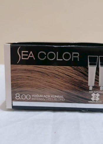 Sea Color Saç Boyası 8.00 açık kumral - Görsel 9