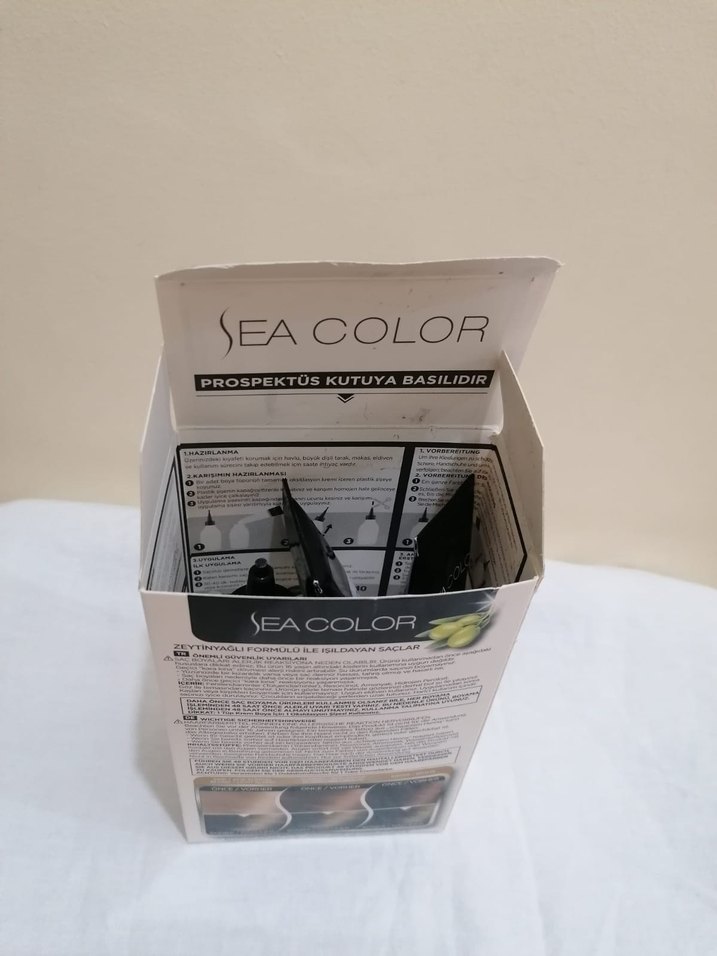 Sea Color Saç Boyası 8.00 açık kumral - Görsel 4