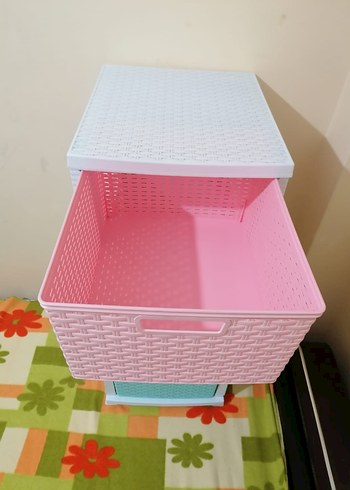 Pastel Renkli Çok Katlı Dolap Düzenleyici - Görsel 3