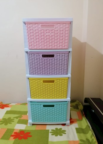 Pastel Renkli Çok Katlı Dolap Düzenleyici - Görsel 7