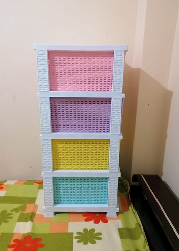 Pastel Renkli Çok Katlı Dolap Düzenleyici - Görsel 2