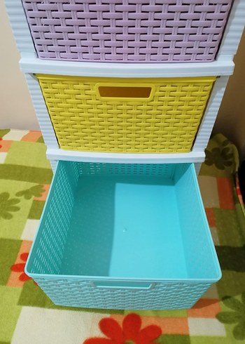 Pastel Renkli Çok Katlı Dolap Düzenleyici - Görsel 6