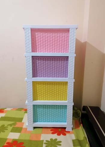 Pastel Renkli Çok Katlı Dolap Düzenleyici - Görsel 8