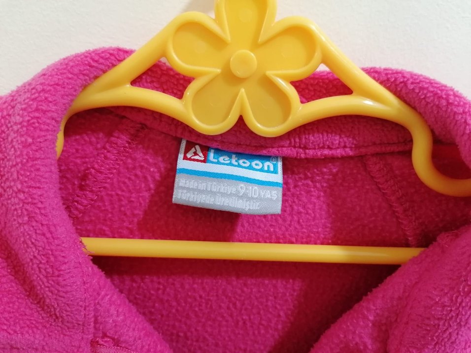 Kız çocuk polar hırka sweatshirt - Görsel 3