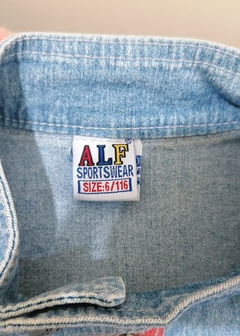 Kız Çocuk Kot Yelek - Görsel 4