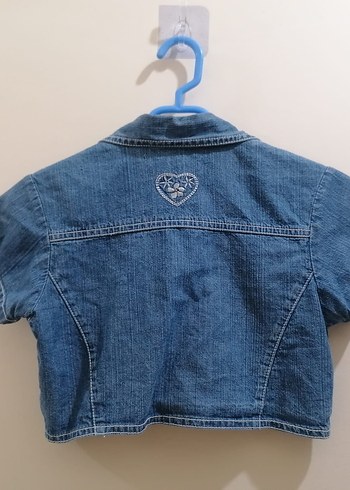 Kısa Kollu Denim Ceket - Görsel 2