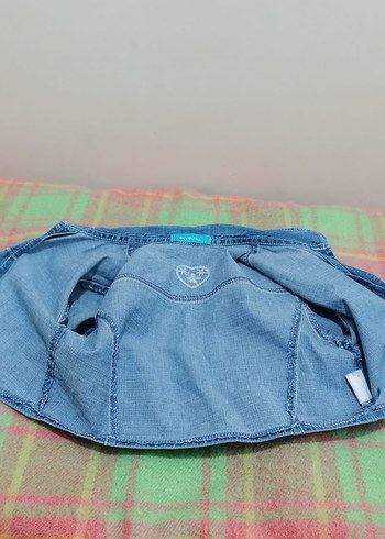 Kısa Kollu Denim Ceket - Görsel 9
