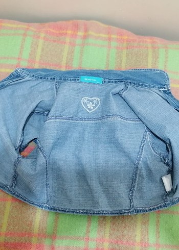 Kısa Kollu Denim Ceket - Görsel 10