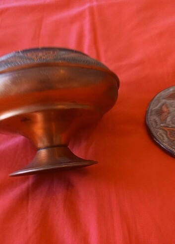 Nostaljik bakır şekerlik  - Görsel 8