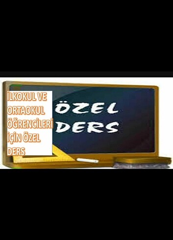 İLKOKUL VE ORTAOKUL ÖĞRENCİLERİ İÇİN ÖZEL DERS İZMİR