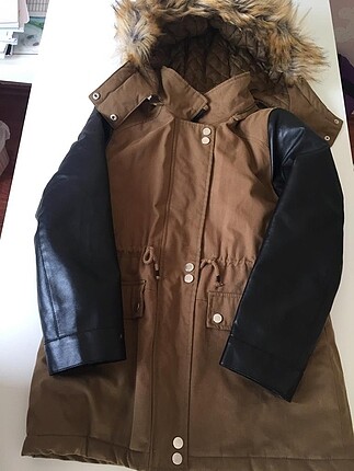 Zara kapişonlu mont