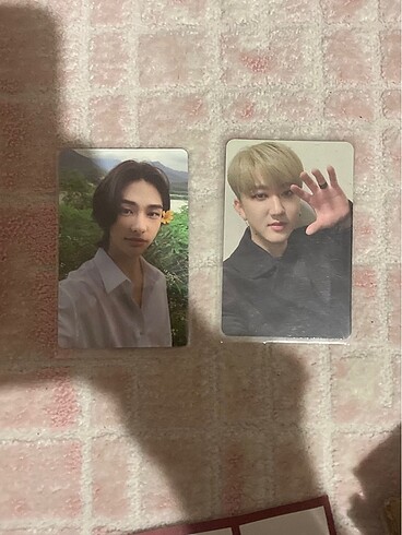 hyunjin changbin pc photocard fotokart