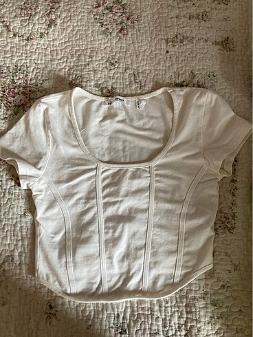 Zara vintage asimetrik üst