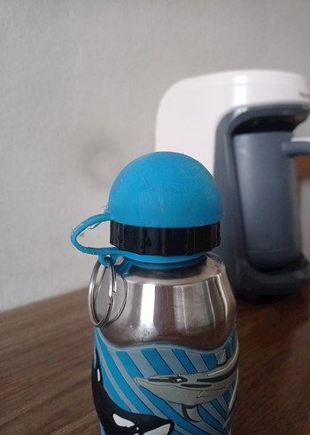 Çocuklar için Mavi Termos Matara - Görsel 4
