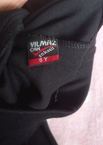 Kız Çocuk Siyah İspanyol paça pantolon - Görsel 3