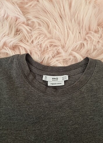 Mango Gri Basic Tshirt