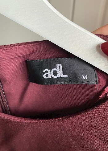 Kemer Detaylı Bordo Kadın Elbise - Görsel 4