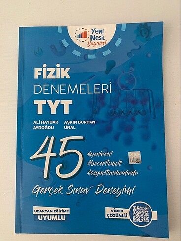 Yeni nesil yayınları tyt fizik deneme