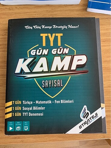 Strateji yayınları gün gün tyt kamp
