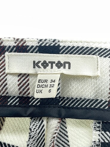 34 Beden çeşitli Renk Koton Kumaş Pantolon %70 İndirimli.