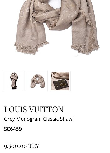 Louis Vuitton Şal 