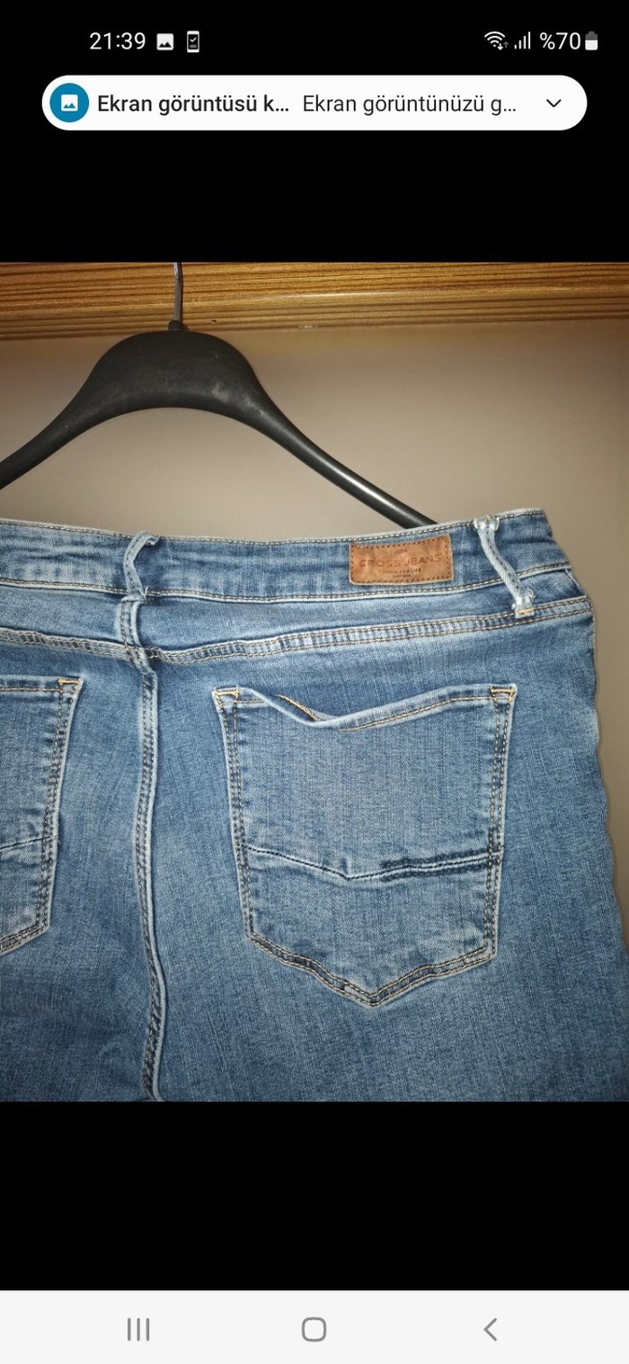 Mavi Normal Boy Kadın Kot Pantolon - Görsel 5