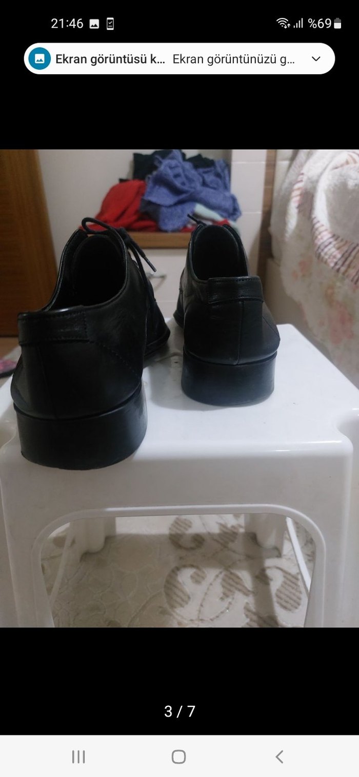Siyah Klasik Erkek İş Ayakkabısı - Görsel 3
