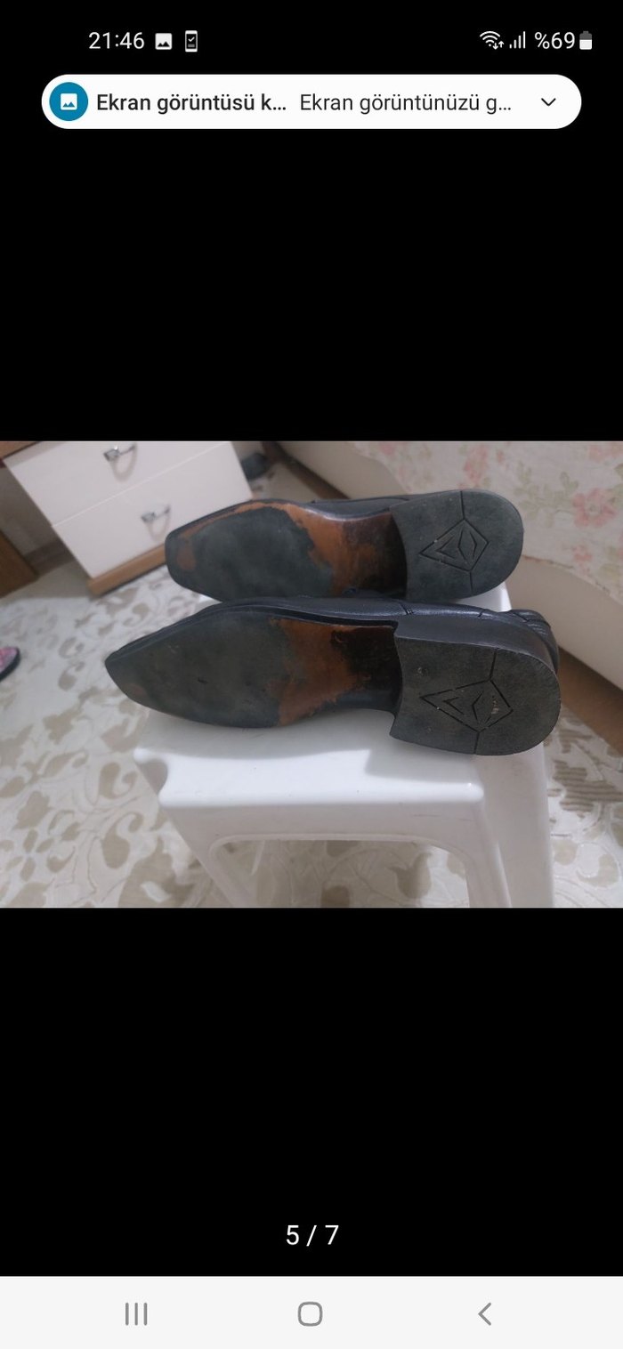 Siyah Klasik Erkek İş Ayakkabısı - Görsel 5