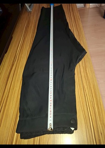 Siyah Kemerli Kadın Kumaş Pantolon - Görsel 6