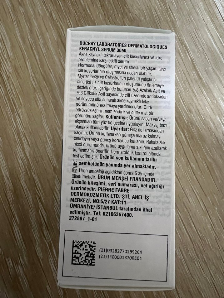 Ducray Keracnyl Anti-İmpürlük Düzenleyici Serum 30 ml - Görsel 2