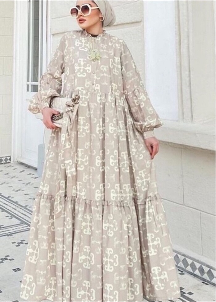 Fushya marka tesettür elbise - Görsel 2