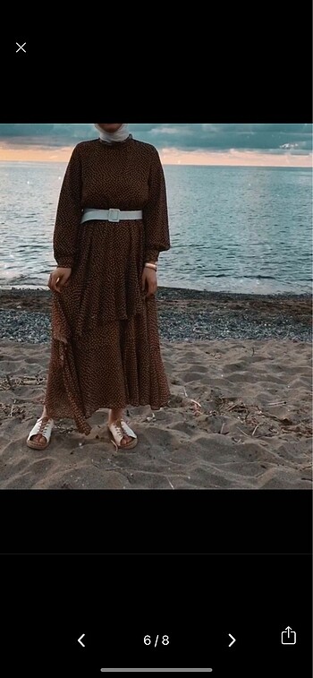 Tesettür elbise - Görsel 6