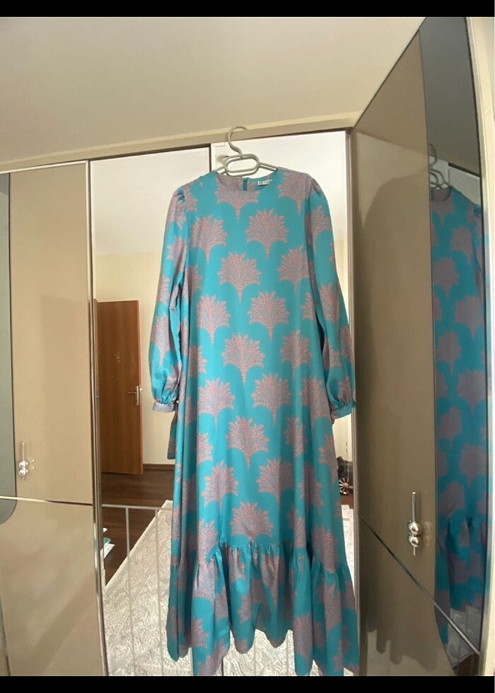 Tesettür fushya marka elbise - Görsel 3