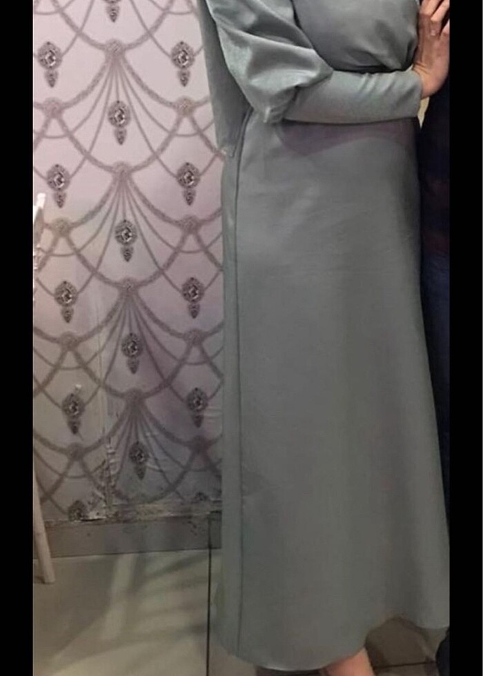 Tesettür abiye elbise - Görsel 2