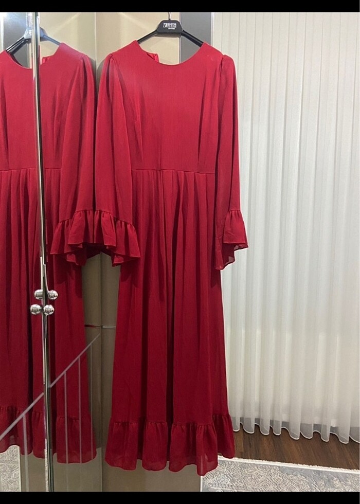 Tesettür abiye elbise - Görsel 3