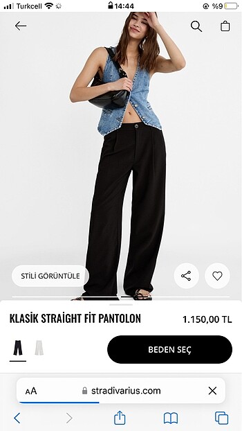 Stradivarius klasik pantolon