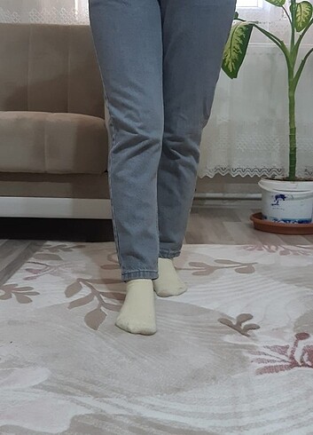 l Beden gri Renk Kot pantolon
