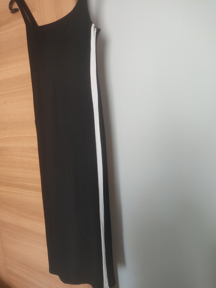Siyah  Askılı Spor Elbise - Görsel 2