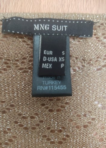 Bej V Yaka Örgü Hırka - Görsel 4