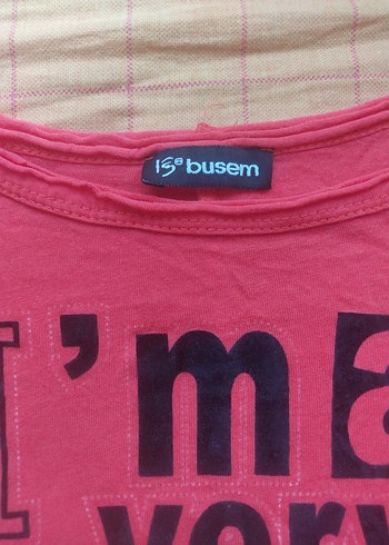 Renkli Baskılı Pembe Tişört - Görsel 2