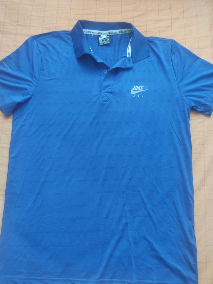 Erkek Mavi Düğmeli Polo Yaka Tişört - Görsel 2